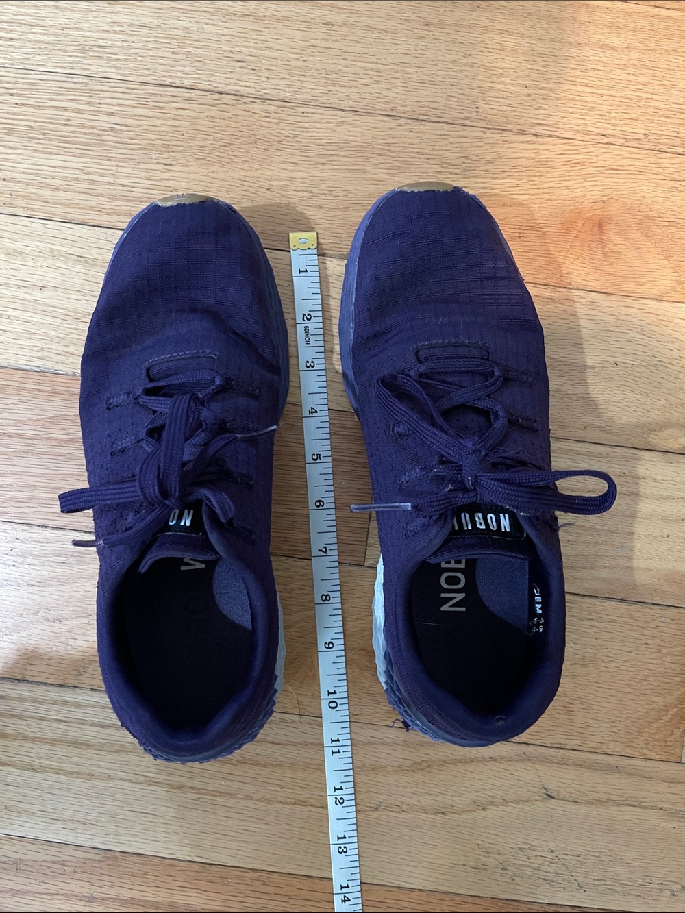 NOBULL Ladies Trainer - eggplant / purple / tan sole / 8